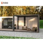 La villa modulaire de maison préfabriquée minuscule en acier facile assemblent le conteneur de luxe à la maison moderne