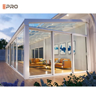 Chambre de soleil personnalisée en verre extérieur Floride Chambre pour jardin Chambre en verre salle de bain en aluminium