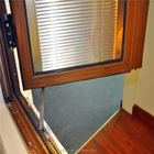 Personnaliser le châssis d'aluminium fenêtres de maison fenêtre grill swing style ouvert