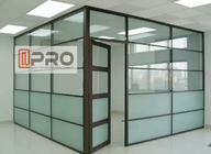 Cubicles en verre personnalisés Murs de bureau modernes Partitions de 2,0 mm Système de mur en verre