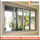 fenêtres coulissantes en aluminium verticales ouvertes avec écran vitré fenêtres coulissantes rénovation pour maison