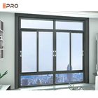 Anti-vol en aluminium double vitrage incliné et tournez fenêtre résidentielle résistant au son