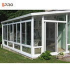 Villa de jardin d'hiver maison debout libre véranda en verre d'aluminium salle de soleil