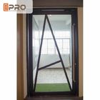 Les portes en aluminium de pivot de ressort de plancher pour les portes adaptées aux besoins du client par Chambre intérieure de pivot d'avant de taille pivotent la porte en verre de pivot de porte en verre