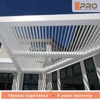 La certification en aluminium moderne résistante d'OIN de pergola de soleil a adapté la couleur aux besoins du client