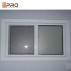 Glissement intérieur coulissant en aluminium de bureau de fenêtre de preuve d'alliage d'aluminium de Windows de cuisine coulissante saine de noir ou de Grey Color