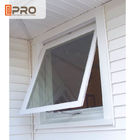 La tente en aluminium Windows de double vitrage/le dessus en aluminium de Hung Roof Window ISO9001 de fenêtre en aluminium tente supérieure d'auvent a accroché