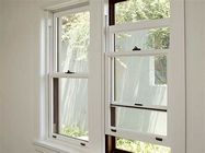 La ceinture vitrée par triple forte en aluminium de longévité et de sécurité de Sash Windows de revêtement blanc de poudre a accroché des fenêtres