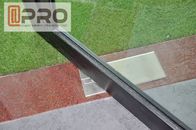Les portes d'entrée en verre isolantes en aluminium de pivot pour la porte en verre en verre de pivot de porte de pivot de voie de base d'appartement articulent moderne