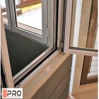 La résistance de la poussière le dessus qu'en aluminium Hung Window For House Projects a adapté le dessus aux besoins du client de taille a accroché les fenêtres en aluminium a accroché la fenêtre supérieure, a