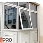 Tente vitrée en aluminium Windows de verticale française double avec la poudre enduisant le prix français de fenêtre de tente