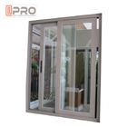 Fenêtre de glissement horizontale en aluminium d'isolation saine et thermique facile d'installer le vitrail de glissement de bureau
