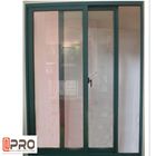 Portes coulissantes en aluminium anti-vieillissement de patio pour la fenêtre de glissement en aluminium adaptée aux besoins du client par Chambre intérieure des prix de couleur