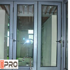 L'aluminium de preuve d'ouragan Windows Bifold pour des projets de Chambre a adapté la fenêtre aux besoins du client frameless de Bi-pli de vitrail de pliage de taille