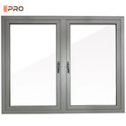 Style européen de tissu pour rideaux de Windows de remplacement en verre en aluminium de carreau