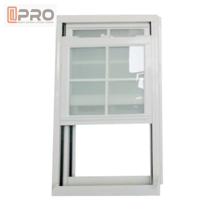 double fenêtre vitrée en aluminium, double fenêtre en verre de tissu pour rideaux, fenêtre en aluminium de double vitrage