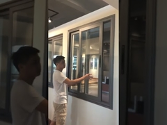 Villa Aluminum Sliding Windows Non Thermal Break Smooth T5 6063