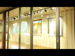 portes en verre de glissement en aluminium