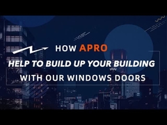 Porte pliante en aluminium multifonctionnelle recouverte de poudre personnalisée avec scellant en silicone