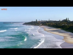 Porte coulissante en verre en aluminium