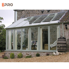Le verre de jardin d'hiver de Sunrooms de villa loge l'isolation thermique en aluminium de cadre