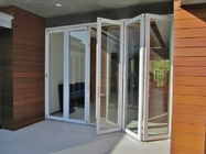 Portes pliantes en aluminium T5 faisant le coin de portes-fenêtres pliantes pour Mountain House Condo