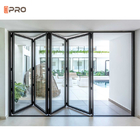 Saupoudrez la conservation Bifold en aluminium de revêtement de la chaleur de portes