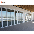 Portes de pliage extérieures en aluminium de patio de la porte de pliage de Bi de système non thermique de coupure 1.2mm