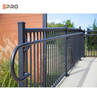 Facile à assembler sécurité balustrade d'aluminium barrière murale de bordure clôture de protection de la vie privée clôture