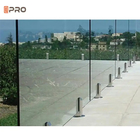 Résistance à la pourriture de verre d'aluminium garde-corps manche de la piscine clôture en acier inoxydable clôture de balcon sûr