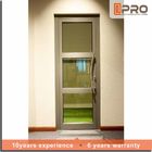 L'aluminium moderne en verre de salle de bains a articulé les portes coulissantes pour hin inoxydable articulé en aluminium de porte de porte de Chambre résidentielle le double