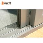 Le système en aluminium de portes en verre de glissement d'anti bruit de l'Australie a adapté le GLISSEMENT aux besoins du client de PORTE de GRANGE de porte de porte de glissement de taille