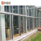 Nuance extérieure architecturale de Sun de panneau de fenêtre en aluminium en verre ouverte verticale d'auvent