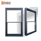 Double simple américain Hung Thermal Break Aluminum Window/fenêtre de Sash coulissante verticale
