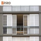 Fenêtre en aluminium d'auvent de bâtiments résidentiels avec la poudre enduisant et anodisée