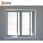Glissement en aluminium coulissant coulissant vertical en aluminium de verre de fenêtre de verticale de rideau en balcon de Windows de Chambre moderne simple