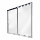 Porte coulissante de verre trempé clair en aluminium moderne pour exhaler le verre automatique de capteur de profil en aluminium de porte de la glissière ISO9001