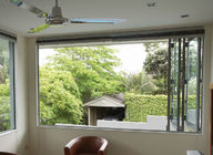 Tissu pour rideaux en verre se pliant français Windows horizontal avec l'écran de fenêtre de pliage de vitrail de pliage de porte grillagée de moustique