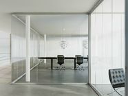 Le bureau moderne de verre trempé en aluminium de cadre divise/les séparations de diviseurs pièce de bureau
