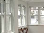 Hung Aluminum Sash Windows de glaçage double ou simple/ouverture verticale Windows