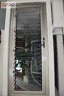 La poudre noire de couleur a enduit la porte articulée par verre en aluminium pour la charnière de noir de charnière de porte de programme de construction de logements pour les portes bifold
