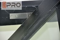 Certification en aluminium d'OIN de portes de pivot de couleur multi avec l'avant en verre de porte de charnière de pivot de porte de pivot de double de verre trempé