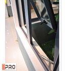 Verre bon marché accroché supérieur de tente de fenêtre de vitrail de tente de préparation de surface de revêtement de poudre de fenêtre de tissu pour rideaux de vue en aluminium