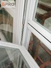 La poudre a enduit l'impact simple Windows français d'ouragan de Hung Window Custom Lift Up