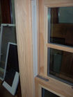 Accessoires simples horizontaux de tissu pour rideaux d'importation de coupure de Swning Hung Window Glass Frame Thermal