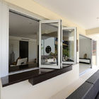 Fenêtre en verre coulissante en aluminium de pliage de balcon de cuisine