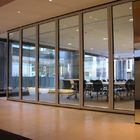 Séparations fraîches de bureau de mur démontable en verre en aluminium moderne de cadre