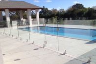 Balustrade en verre extérieure de luxe de balustrade en aluminium de piscine