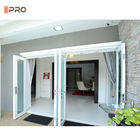 Tissu pour rideaux français de patio porte en verre articulée en aluminium de 4 pouces