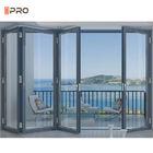 La porte en aluminium à la maison intérieure ISO9001 de garage de pli de Bi a approuvé